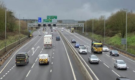 Traffic on the A14